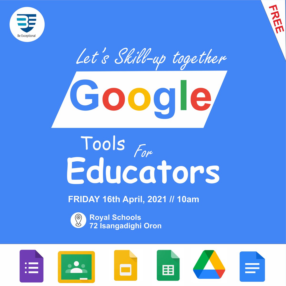 EffiongJoseph9's tweet photo. I am putting together One-Day @GoogleForEdu training for teachers across the five local government areas of Oro. 

Our goal is to encourage at least 1,000 educators to become #GoogleCertifiedEducators 

 #Teachers 
#IntergratingTechnology
#EdTech https://t.co/eNJjgOYBhd