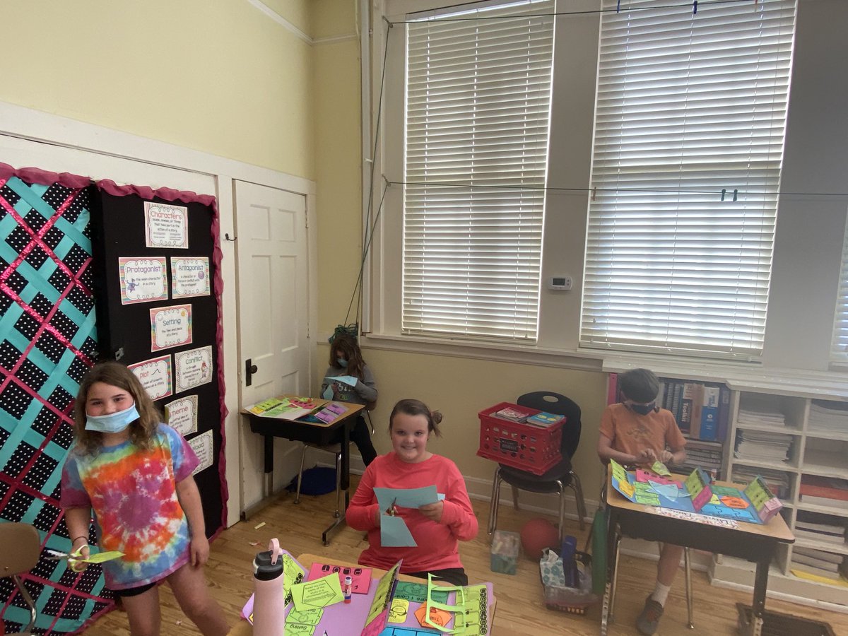 courtneyspecial's tweet image. We are hard at work crafting interactive novel study folders that will cover all of our reading comprehension strategies.The Miraculous Journey of Edward Tulane is a captivating tale of growth&amp;amp;change and we’re going along for the ride! #specialeclass ⁦@EESPrincipal⁩