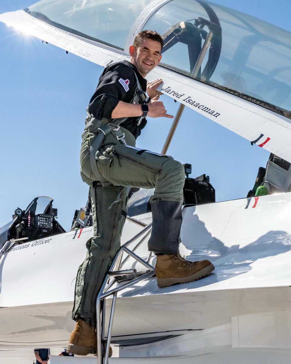 When we think of inspirational people, <a href="/rookisaacman/">Jared Isaacman</a> is definitely at the top of the list. 

It was an honor to show him the pride, precision and professionalism of the Airmen we represent; and what to expect when he goes to space with <a href="/inspiration4x/">Inspiration4</a>!

 #space #inspire #leader