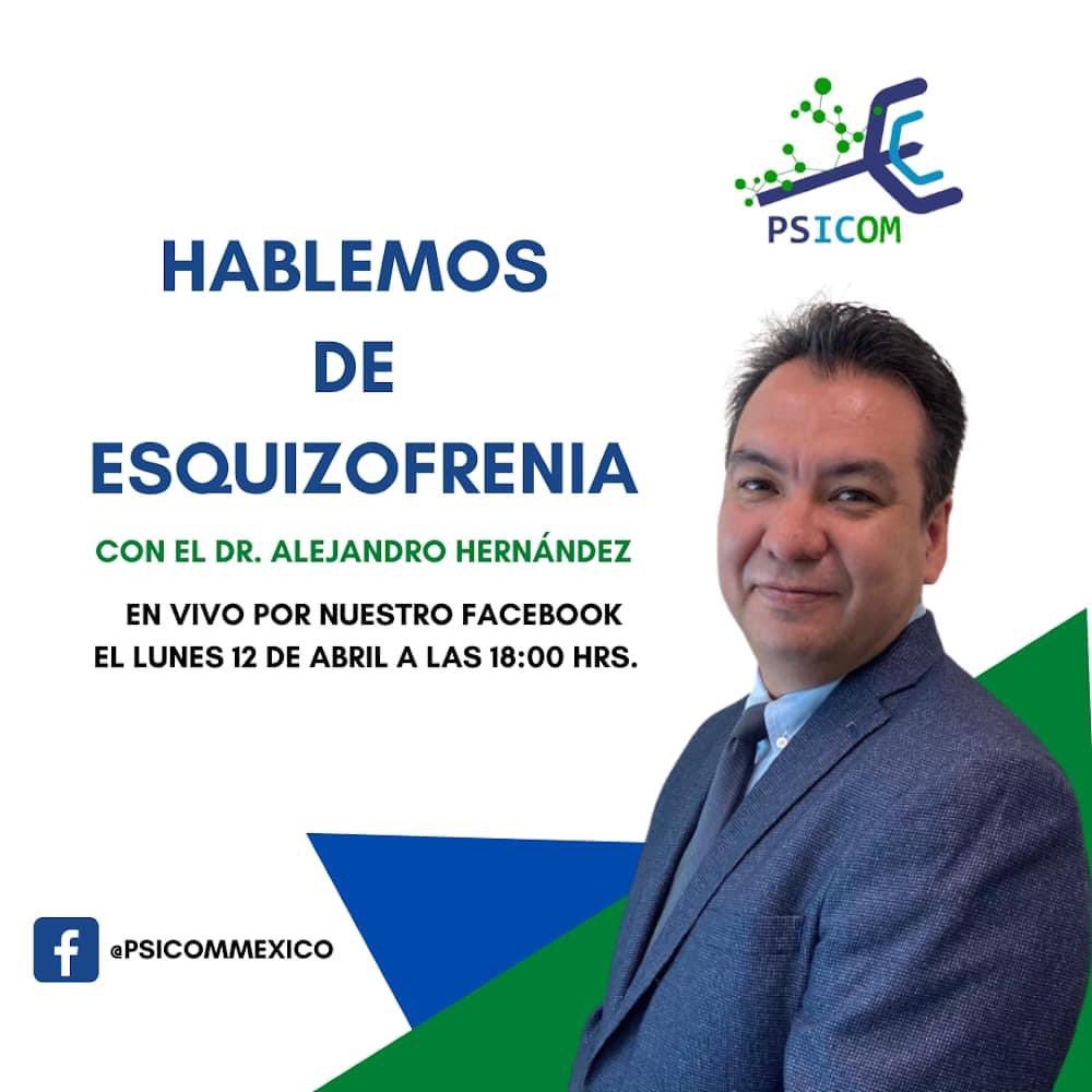 DrAlejandro_TCC's tweet photo. Están invitamos a la entrevista que tendré el próximo lunes 12 de Abril a las 18:00 hrs donde hablaré sobre Esquizofrenia.

La transmisión será en vivo por nuestra página de Facebook

#esquizofrenia #psicoterapiaonline #psicoterapia #psicologia #PsicologíaClínica #psiquiatria https://t.co/qgYJD2KU32