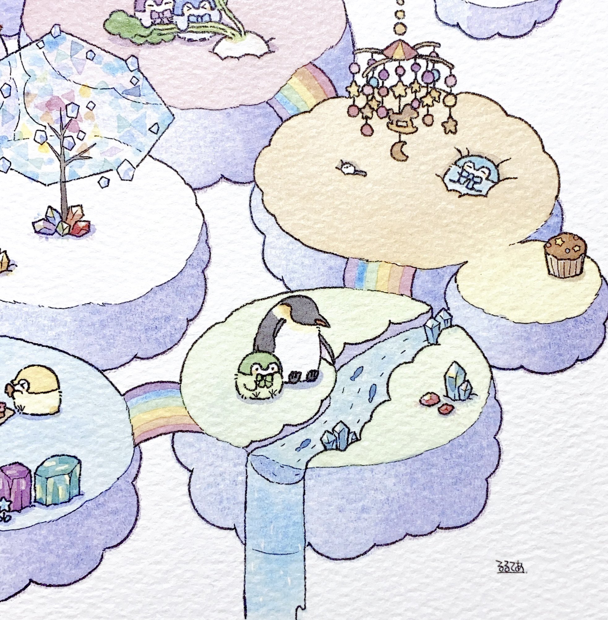 コウペンちゃん 複製原画　コウペンちゃんワールド コウペンちゃん原画展限定 複製原画 （全てのアイテム 予約
