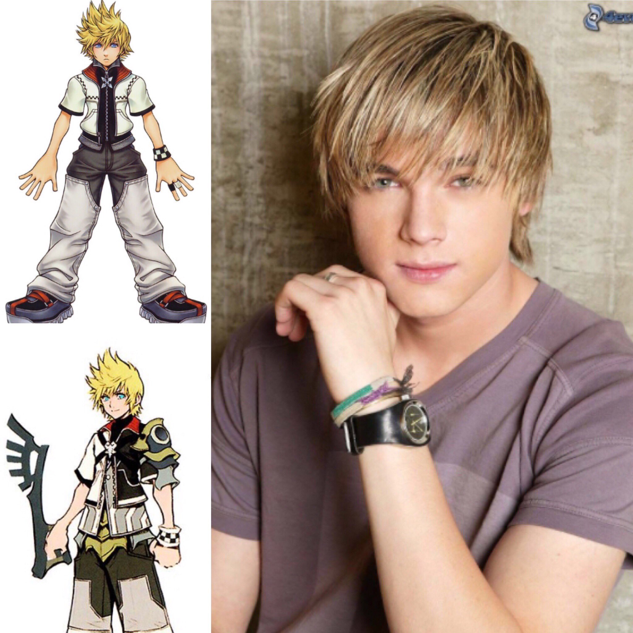 Happy 34th birthday to the english dubbed voice actor for Roxas and Ventus Jesse McCartney. 