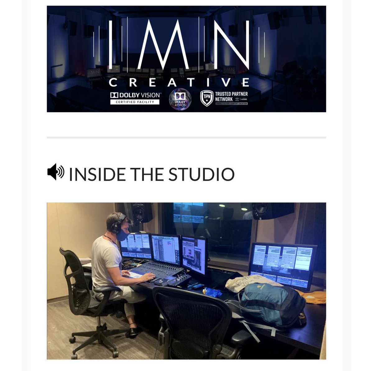 IMNCreative's tweet photo. IMN's #newsletter just dropped! Did you get it? Sign 🆙 and get behind the scenes updates from inside the studio about what’s new and in the news. Subscribe here: https://t.co/PLcmhAylcG  🔊 https://t.co/H949SYp4C4