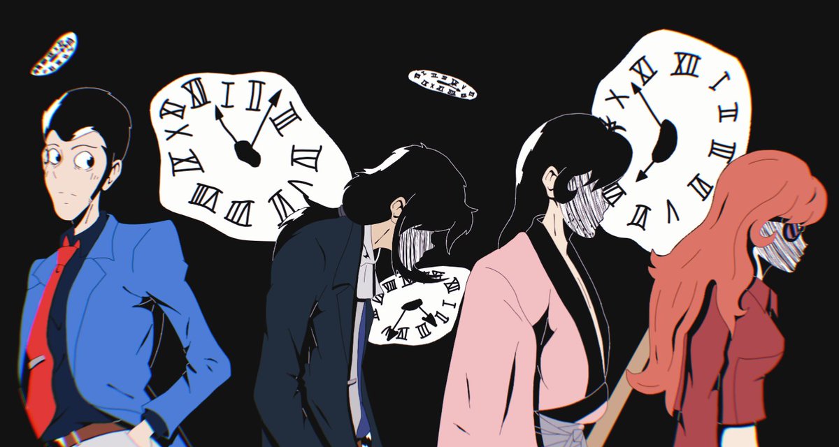 Aiden ルパン三世 Lupiniii Jigen Goemon Fujiko Art Drawn From Ova Lupin Iii Is Lupin Still Burning