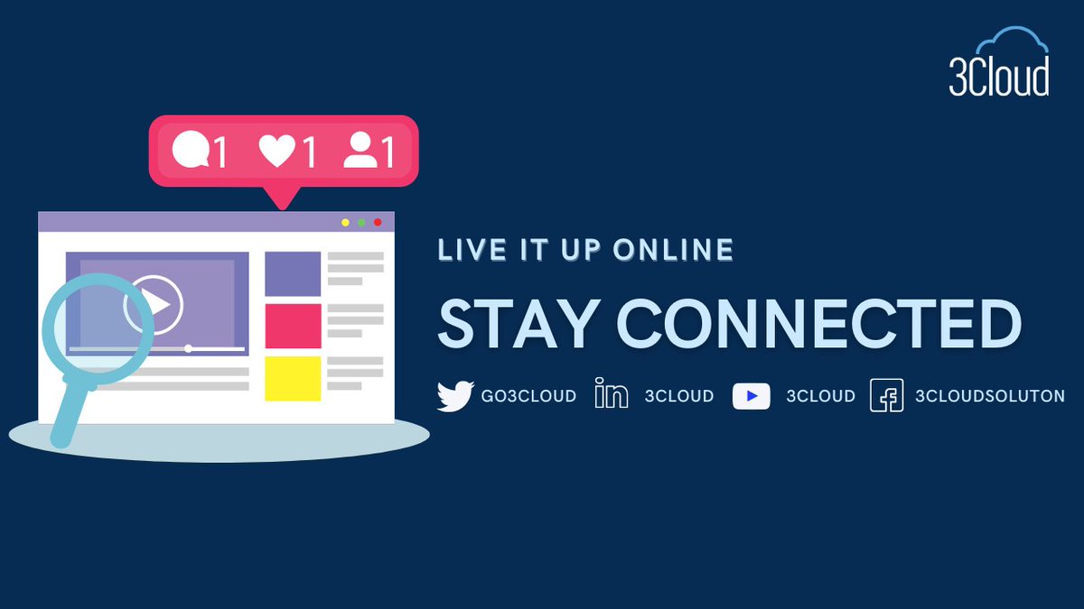 go3cloud's tweet photo. Stay connected with #3Cloud! For the latest information on free #webinars, #blogs, updates, #Azure videos and more! Don't miss out, follow along now! #PowerApps #Microsoft #PowerBI #cloud #DevOps #powerplatform #cloudtechnologies https://t.co/gzGueLJbUd