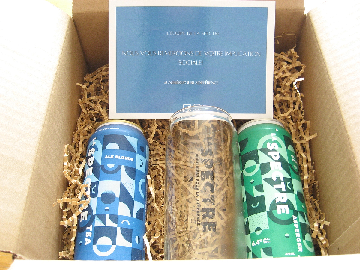 La Spectre TSA et La Spectre Asperger seront les bières officielles du mois de l’autisme chez Metro. Pour chaque bière vendue entre le 1er et le 30 avril, Neuro typique versera 0,50 $ à la Fondation Véro et Louis.
Des verres La Spectre sont aussi dispo: facebook.com/La-spectre-101…