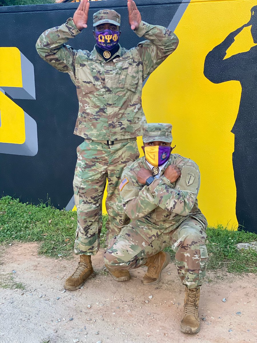 S/O to Bro. Robinson (Spr’20) on   Graduating Army Officer Candidate School and earning his Commission as a 2nd Lieutenant!!! 🐶⚡️