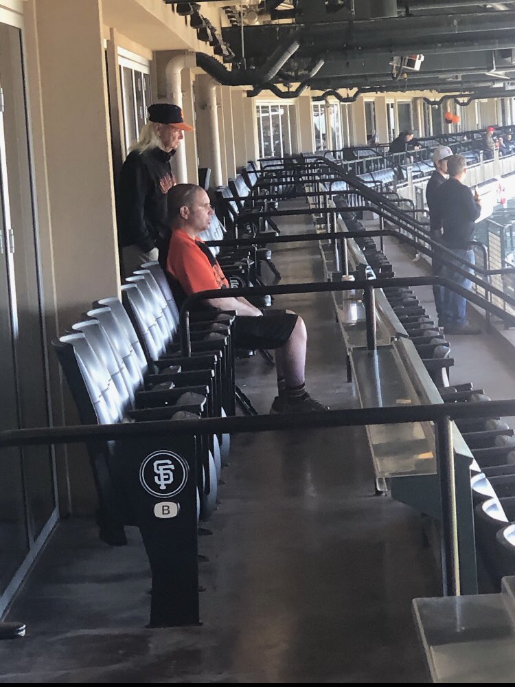 There’s a forever Giant.  
Yep, not all of them played between the lines!
#SFGiants