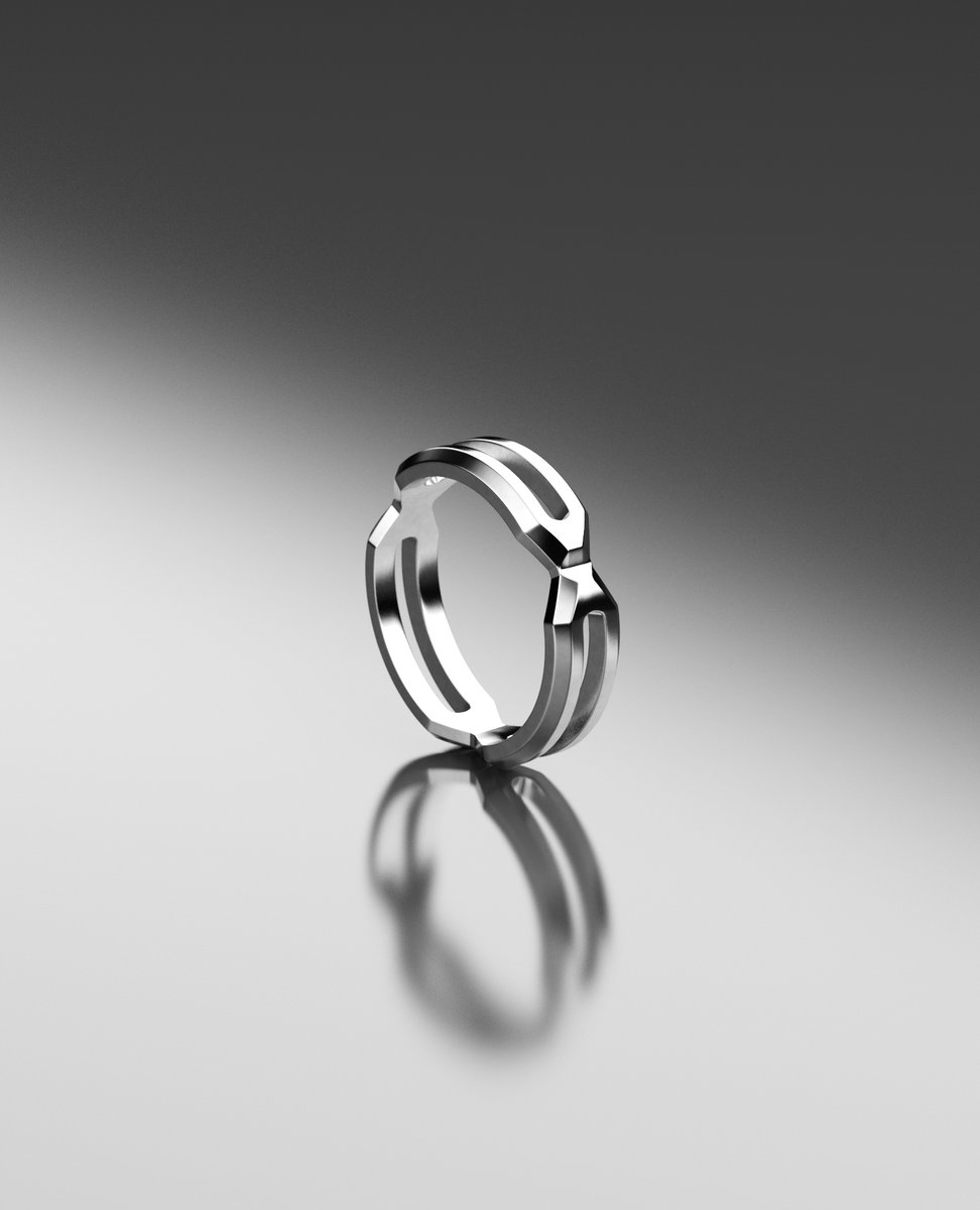 polyfaction's tweet image. My wedding ring, a symbol of love and devotion to my beautiful wife @joeydeware , has been on my finger since 2012...until a few months back I had to make an upgrade.  
.
This ring featured here is not for sale, created only to preserve the memory of the original.