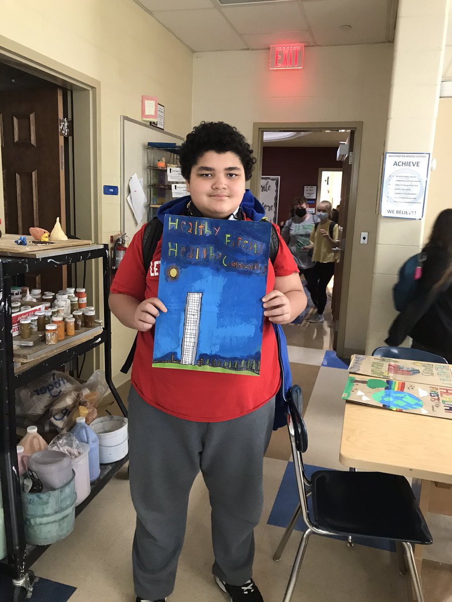 Congrats to the WMS 6th grade Fayette Soil and Water Conservation District Poster Contest winners.