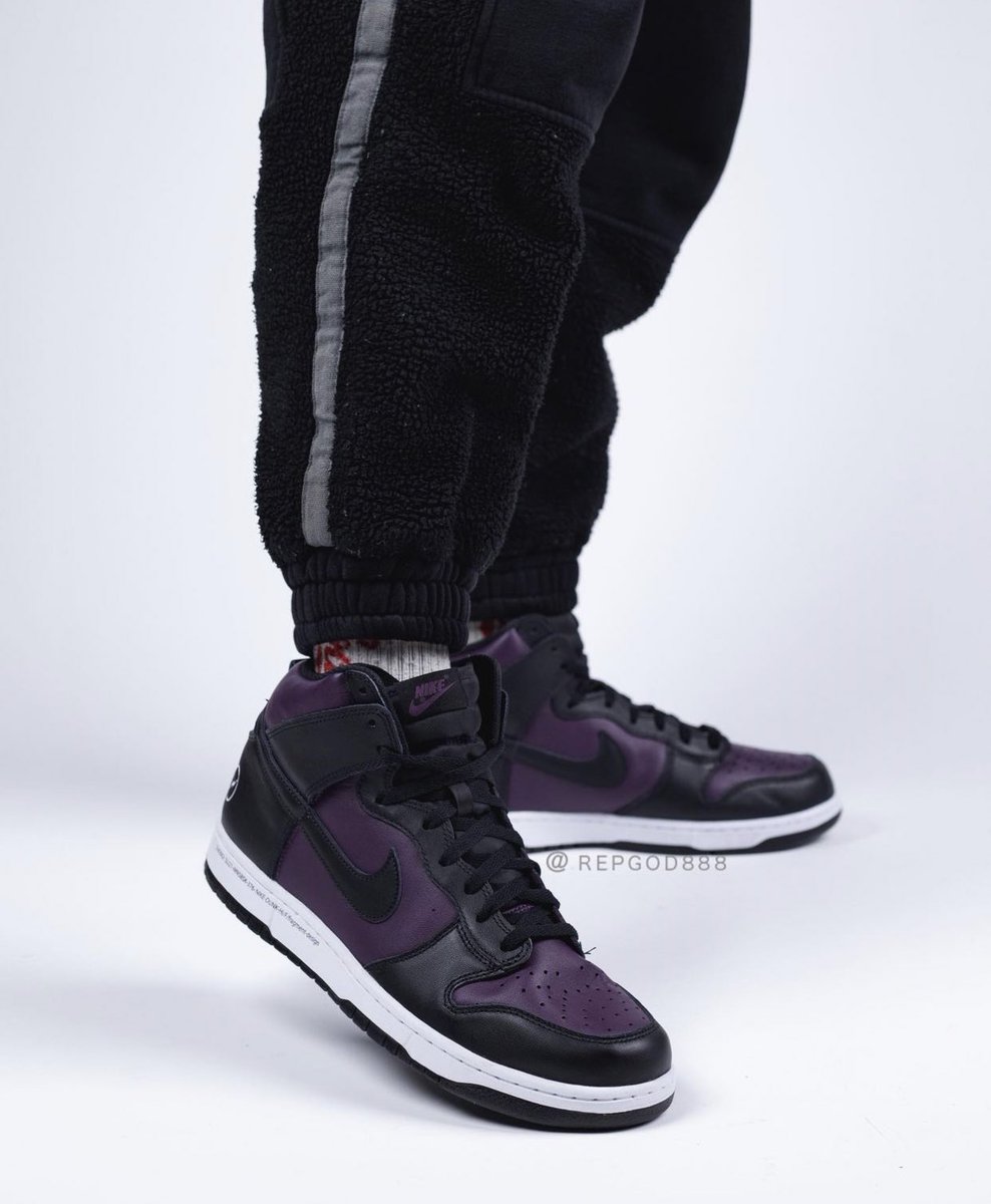 Nice Kicks On Foot With The Incoming Beijing Fragment Design X Nike Dunk High Slated For This Fall Nice Kicks On Foot With The Incoming Beijing Fragment Design X Nike Dunk High Slated For This Fall