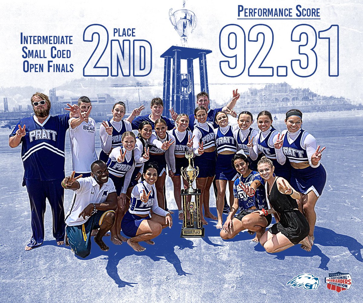 Beavers Sports (@prattbeavers) on Twitter photo Greetings from Florida 😎
Congrats to <a href="/PrattCheer/">Pratt Community College Cheer</a> for setting a new program standard in Daytona Beach!
#DefendTheDam Greetings from Florida 😎
Congrats to <a href="/PrattCheer/">Pratt Community College Cheer</a> for setting a new program standard in Daytona Beach!
#DefendTheDam
