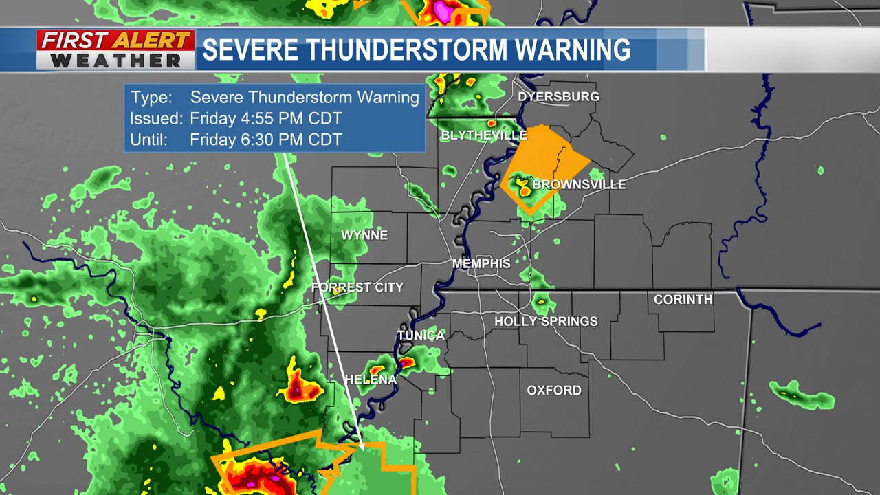 Ron Childers on Twitter "NWS Memphis has issued a Severe T'storm