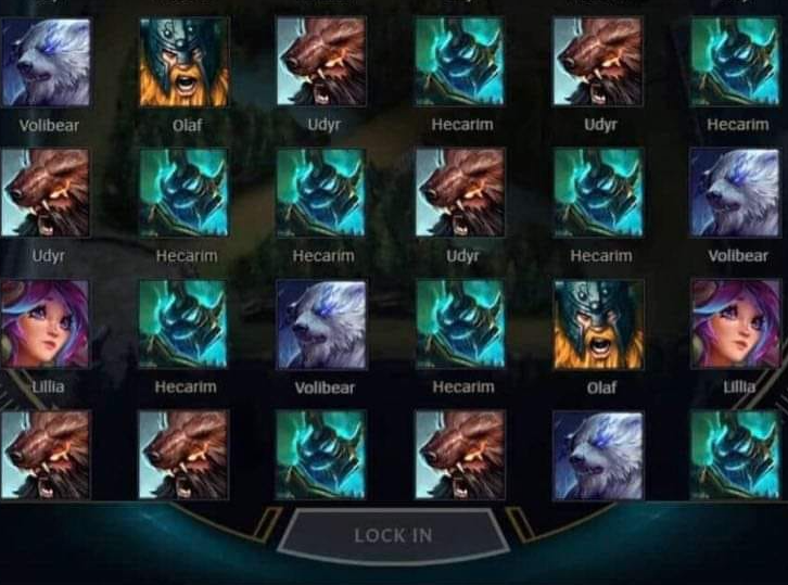tarzaned's tweet photo. wonder what will be locked in this game in the jungle department https://t.co/WNo2Ietpdi