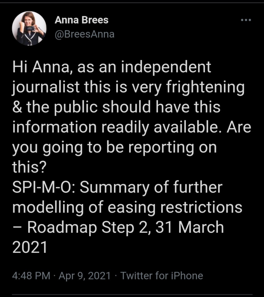 COVID-19 conspiracy theorist Anna Brees forgot to change accounts before praising herself tonight. After deleting the tweets, she's now trying to claim she's got no idea what people ate talking about.Amateur hour at Camp Covidian.