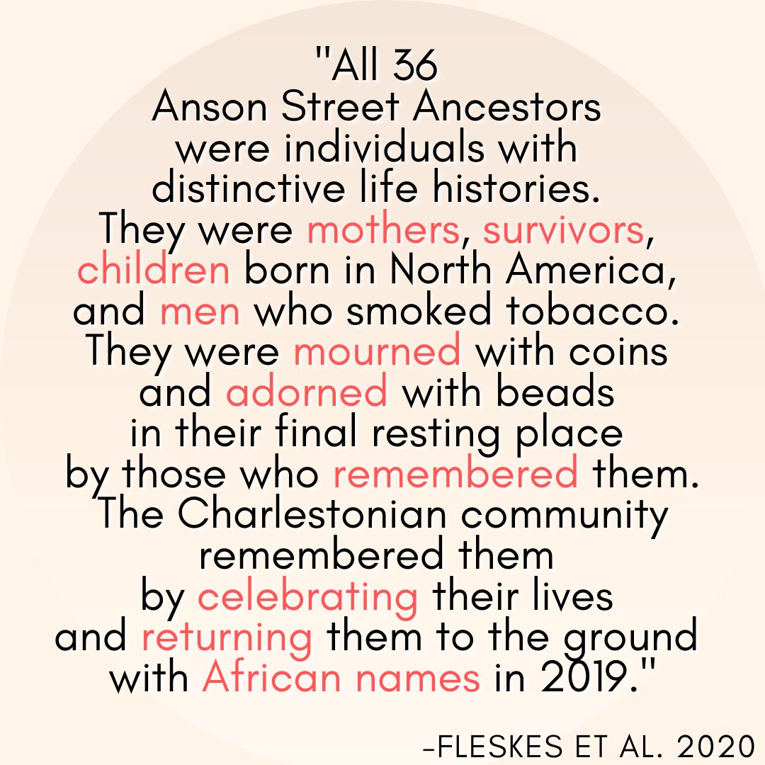 All 36 Anson Street Ancestors were individuals withdistinctive life histories. They were mothers, survivors,children born in North America, and men who smoked tobacco. They were mourned with coins and adorned with beads in their final resting place by those who remembered them.