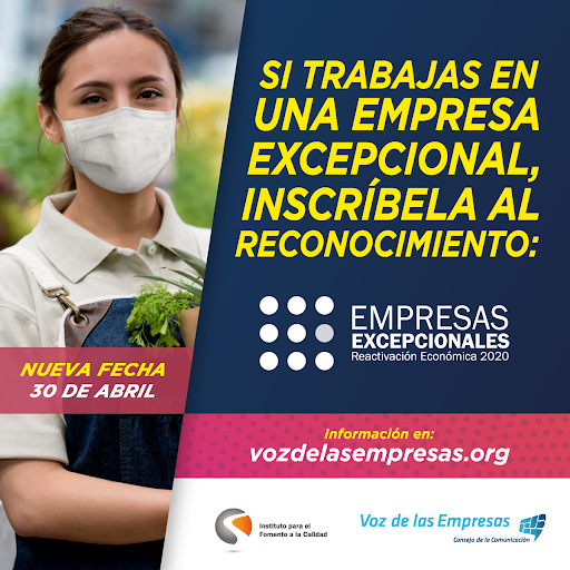PaoAMR's tweet photo. ¿Tu empresa es excepcional y aún no está inscrita?
Recuerda que puede ser reconocida.
Todos los detalles en: https://t.co/1rSEEALBtQ
#EmpresasXTuBienestar https://t.co/X1Ew8KTmMb