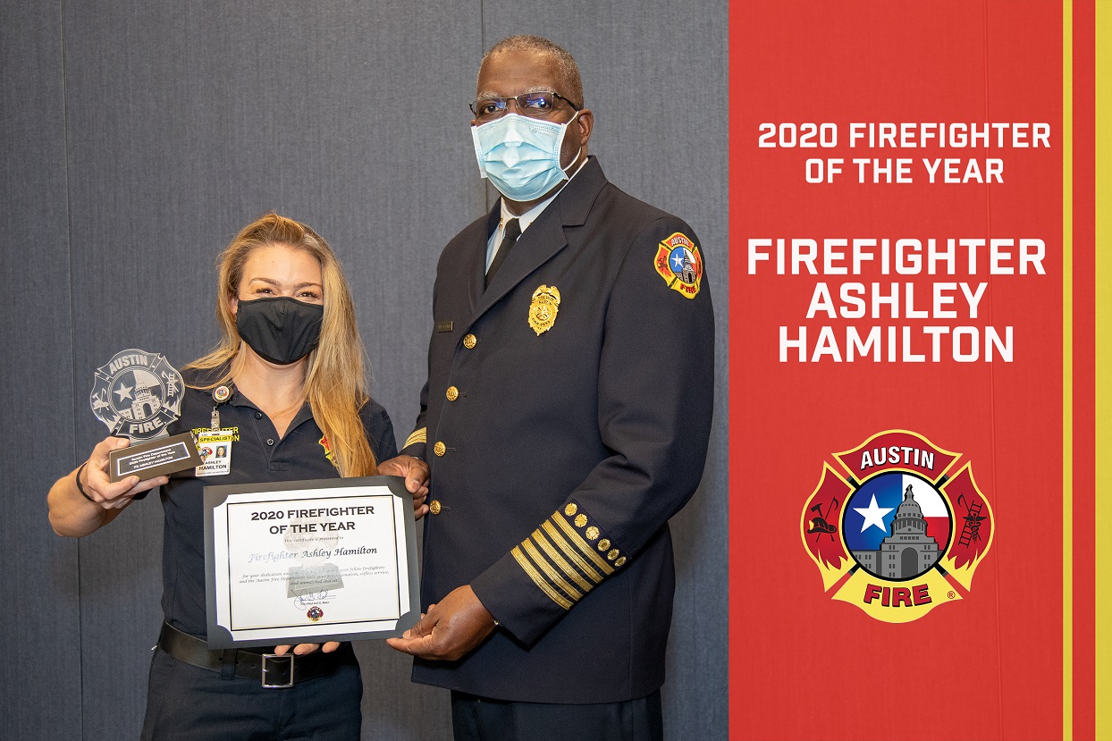 Austin Fire Dept Congratulations To Our Honorees For Firefighter Of The Year Firefighter Ashley Hamilton And Fire Officer Of The Year Captain Tim Vandermeer Read More About These Most Deserving Individuals