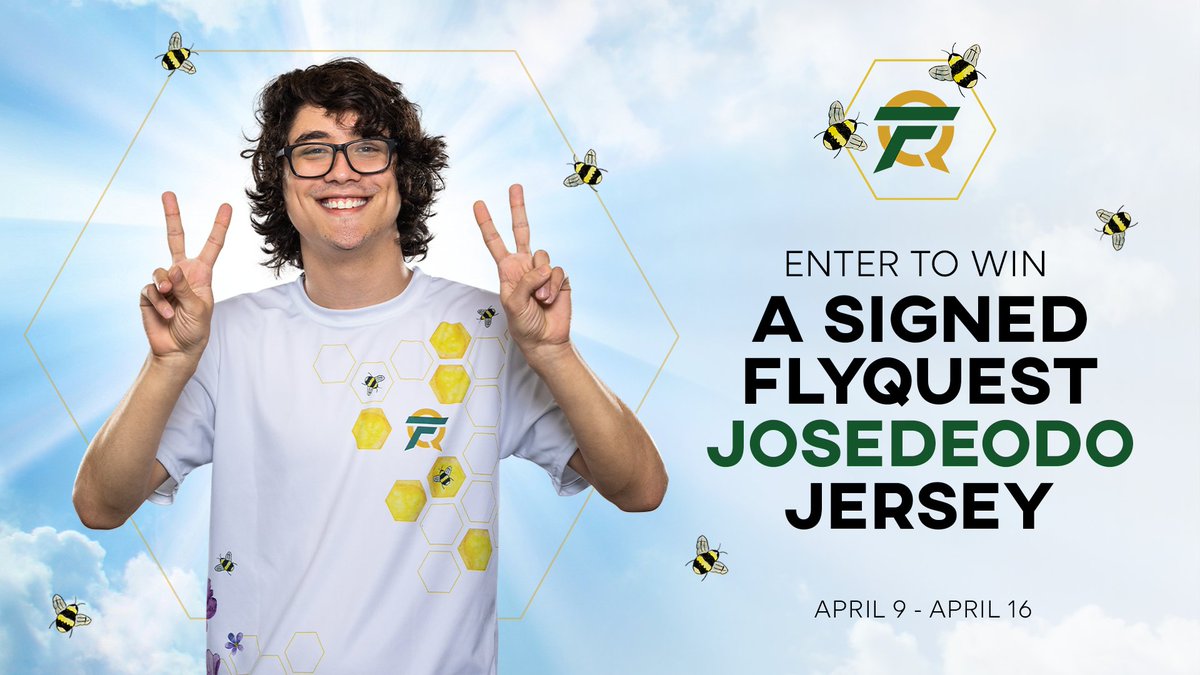 FlyQuest's tweet photo. 🚨GIVEAWAY ALERT🚨

Win a Flyquest Jersey signed by @Josedeodo 👕

Enter here: https://t.co/RfwqZzJJ4s 

#ShowcaseGreatness https://t.co/9hV4DfCHU7