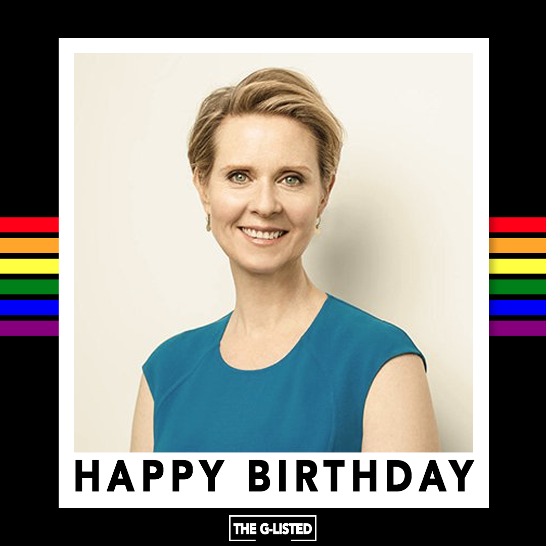 Happy birthday to actress Cynthia Nixon!!! 