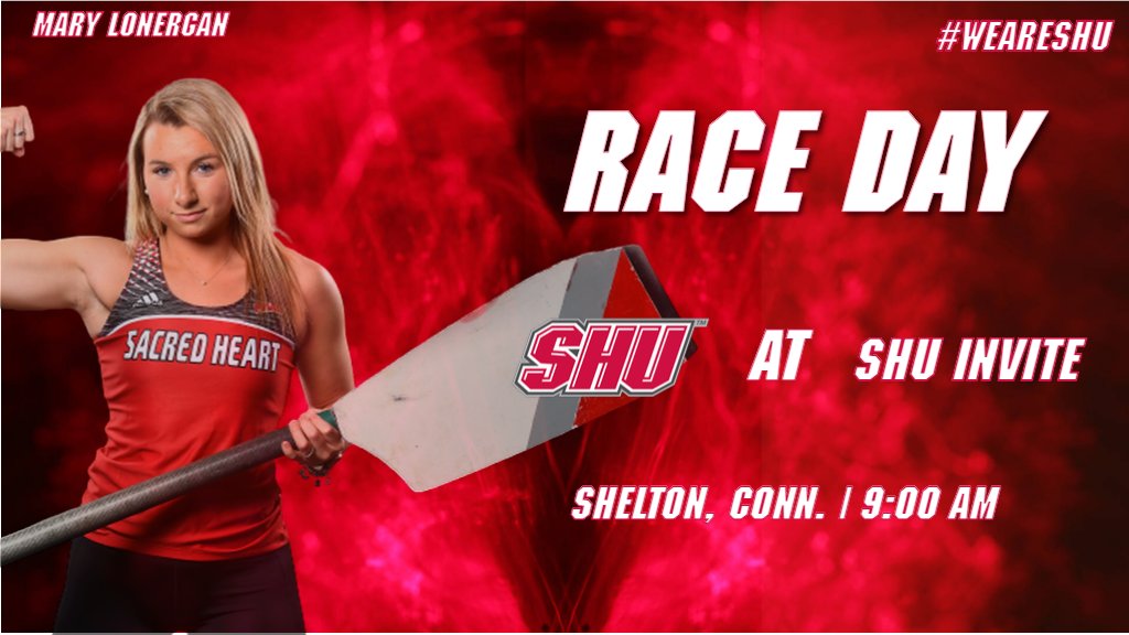 SHU Pioneers (@shubigred) on Twitter photo IT'S RACE DAY for <a href="/RowWithHeart/">Sacred Heart Rowing</a>! SHU hosts the SHU Invite TODAY beginning at 9:00 a.m.! #WeAreSHU
⏰: 9:00 a.m.
📍: Shelton, Conn. | Beacon Point Marine IT'S RACE DAY for <a href="/RowWithHeart/">Sacred Heart Rowing</a>! SHU hosts the SHU Invite TODAY beginning at 9:00 a.m.! #WeAreSHU
⏰: 9:00 a.m.
📍: Shelton, Conn. | Beacon Point Marine