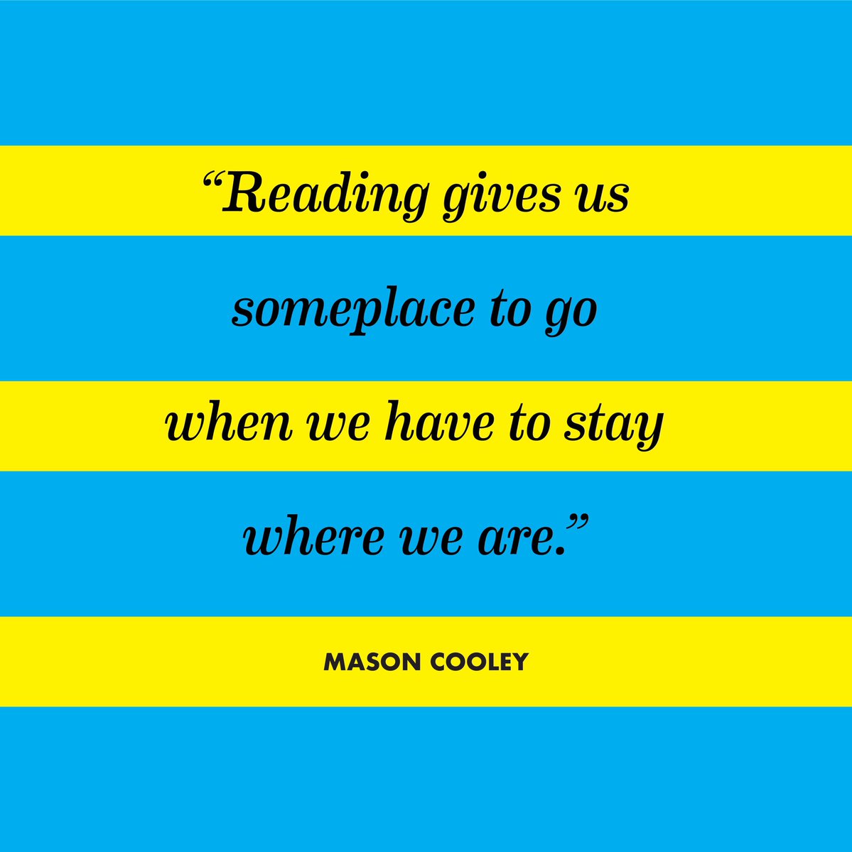 TheReadF's tweet photo. “Reading gives us someplace to go when we have to stay where we are.” -Mason Cooley
#FortheLoveofLearning #TheReadingFoundation #readingresearch #literacystudies #ILoveLearning #ReadingRocks #YYC #YYZ #YVR https://t.co/xgaCg4U9I5