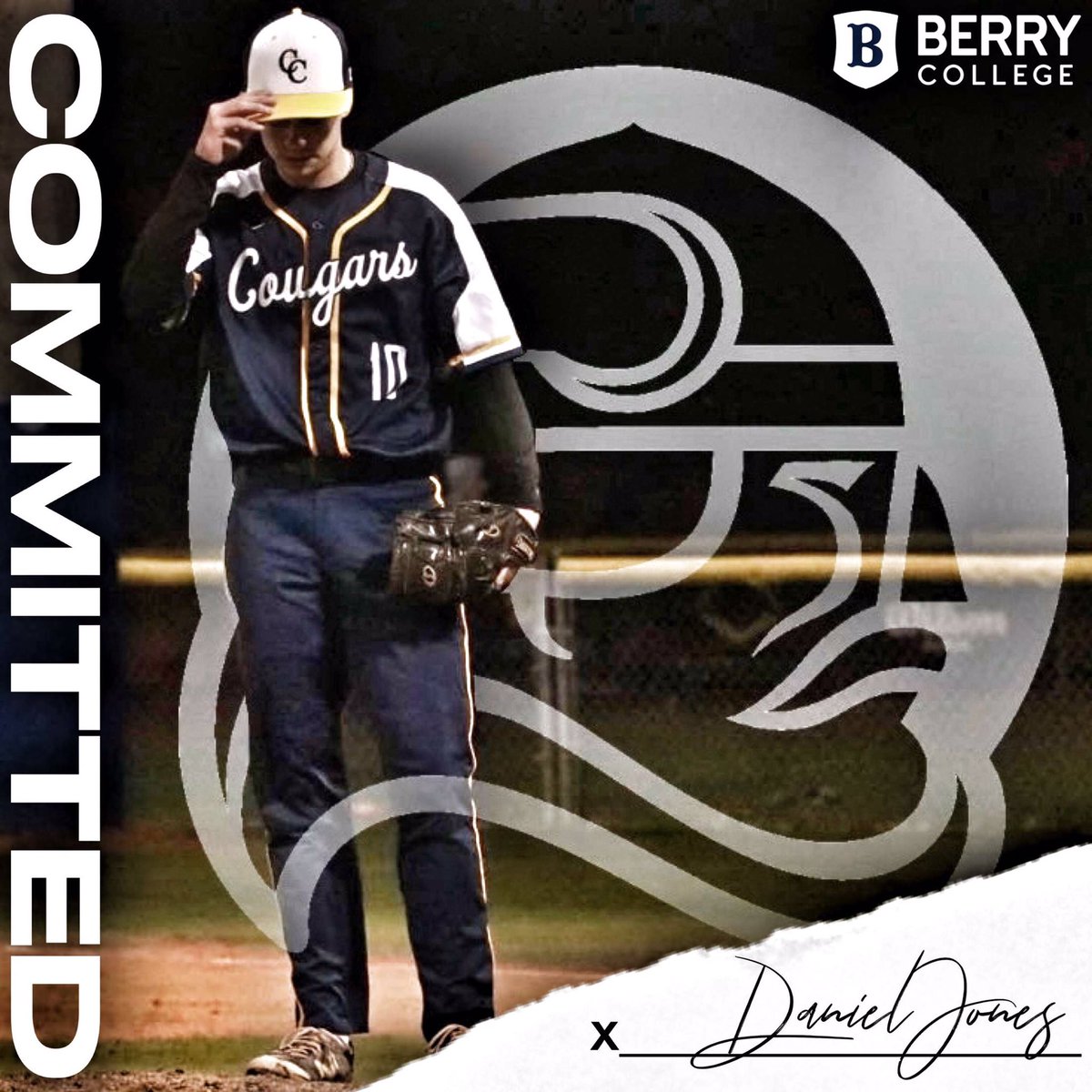 Daniel_Jones5's tweet photo. Thrilled to announce that I am now committed to Berry College to fulfill my dream of playing college baseball. All glory to God and a big thank you to my family, coaches, and teammates for guiding me on this journey. Go Vikings! #weallrow @CCSCougarSports @Megastarbasebal https://t.co/ftYdstGQdR