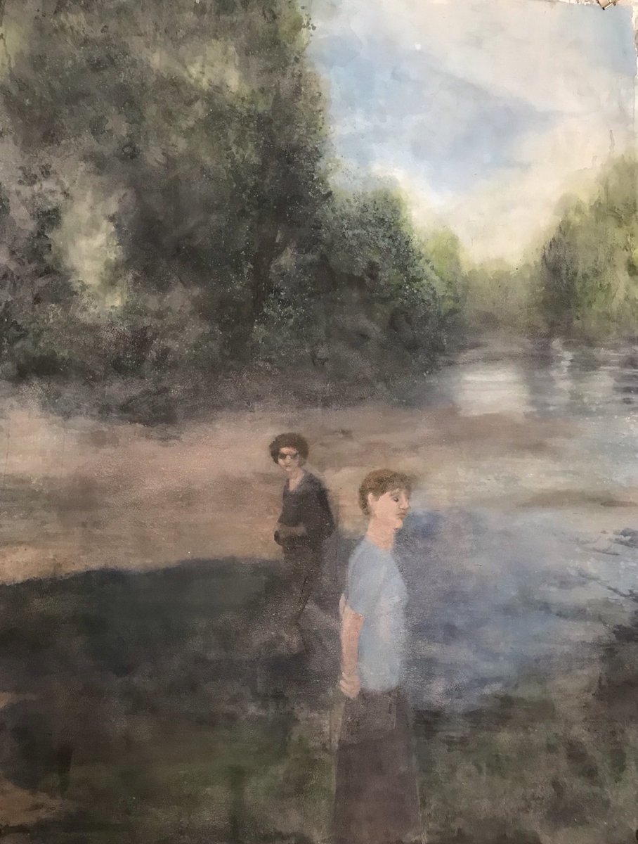 HellmanNina's tweet photo. “Still”, water media https://t.co/jqPQ95BVlY