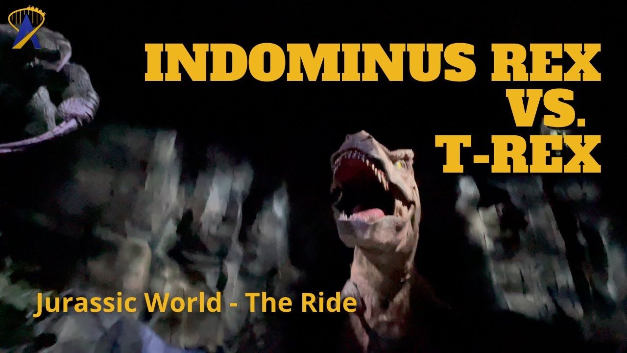 O Xrhsths Attractions Magazine Sto Twitter New Video Indominus Rex Vs T Rex At Jurassic World The Ride Full Pov New Version T Co 8ocbdotrvy T Co 4gv77f3ayr Twitter