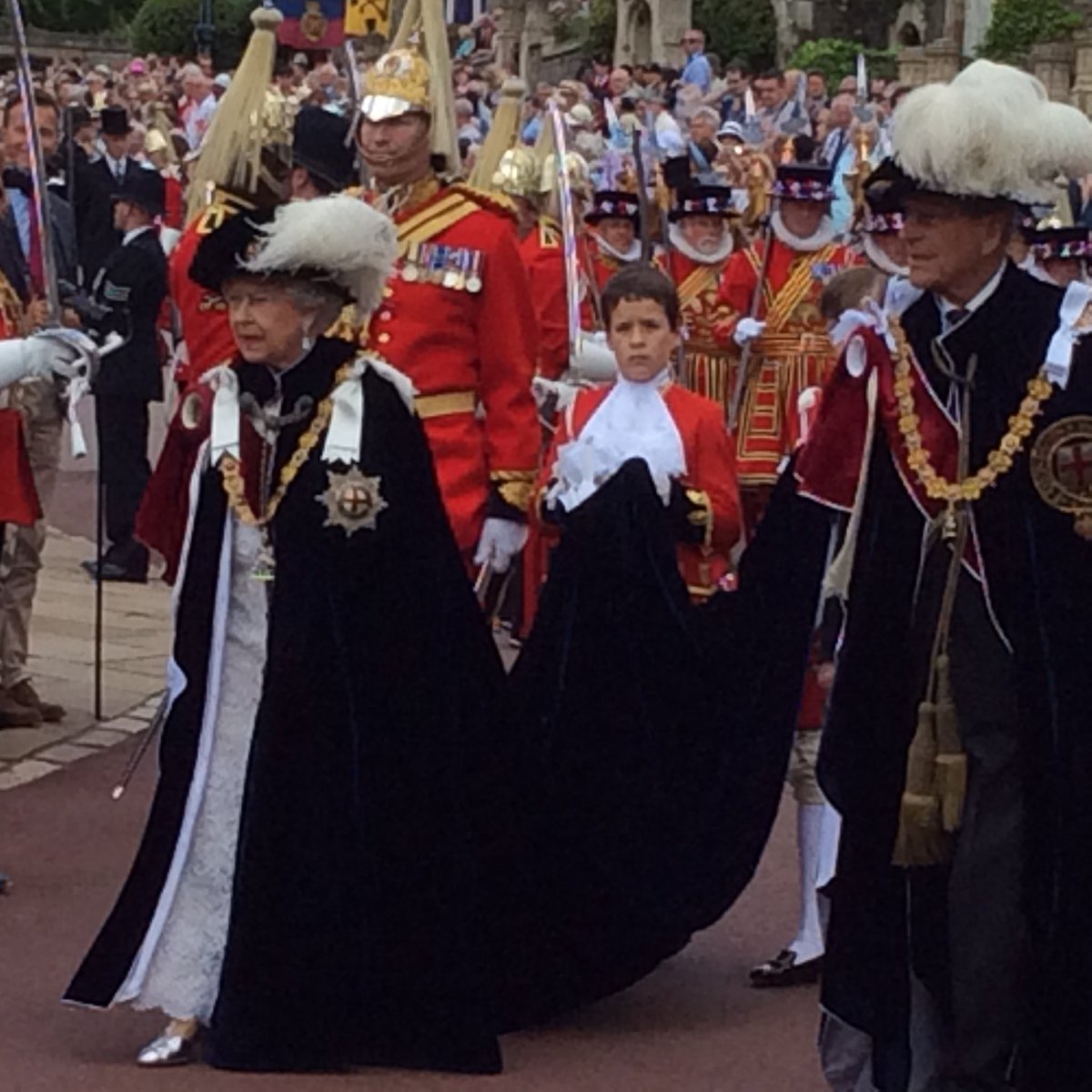 ....and finally at the Order of the Garter in 2015.....