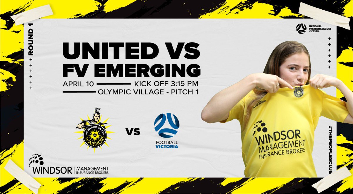 HUAlexanderFC's tweet photo. GAMEDAY: NPL Women’s Round 1 - United Women’s Vs FV Emerging. Kick off 3:15pm at Olympic Village #ThePeoplesClub #HUFC #WNPLVIC https://t.co/D5dlAn9Bvc
