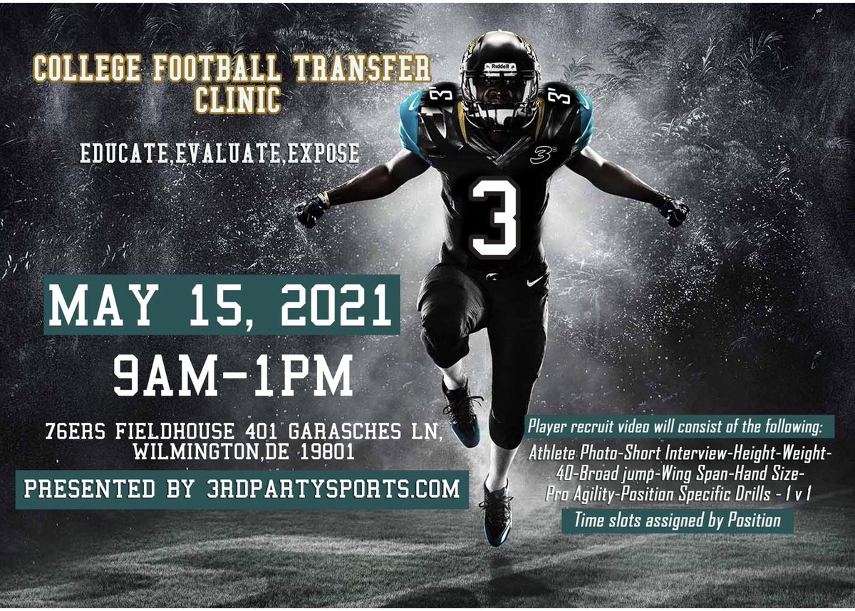If you are in the #transferportal and unsure about your next steps come showcase your #talents and #skills! Get #Exposure, #Evaluated, and #Educated <a href="/RivalsPortal/">NCAA Transfer Portal</a> @ncaa @nfl @playerstalklive #3rdpartysports