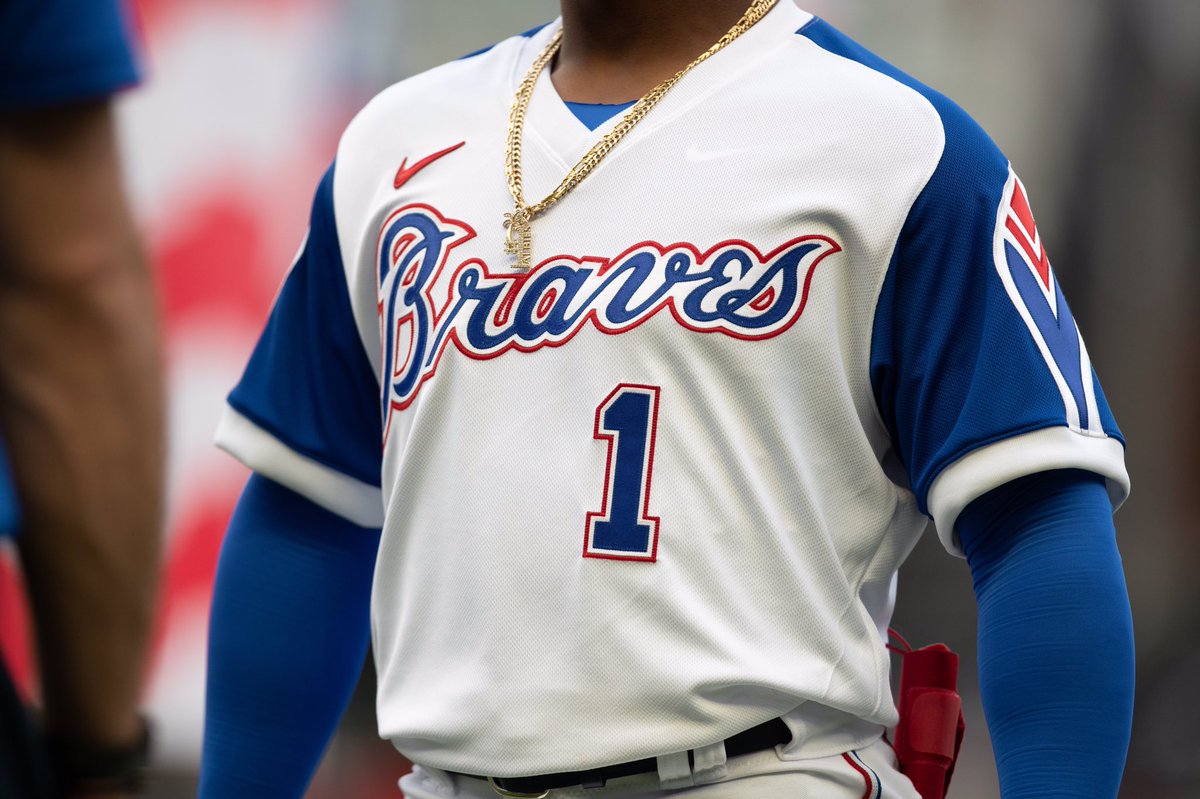 Braves's tweet image. These unis 🔥🔥🔥