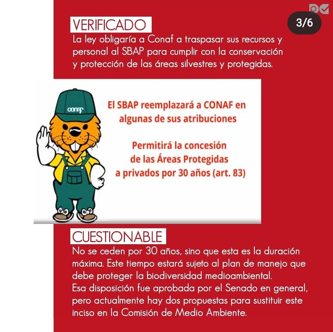 pamela_poo's tweet image. Aquí el chequeo del video en contra de proyecto de ley SBAP que realizó @DecodificadorCl en imágenes, vuelvo a agradecerles este ejercicio de chequear la información, porque el Fake es muy dañino para la democracia 👇🏾