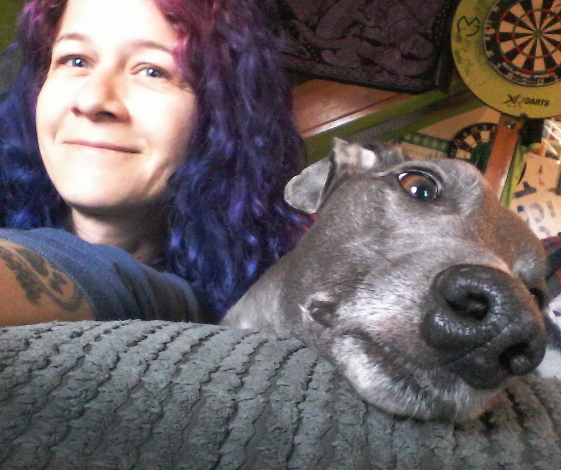 Me and my boy Nabu 😍 #Love #dogsoftwitter #whippetsoftwitter @dogcelebration sending u all hugs x