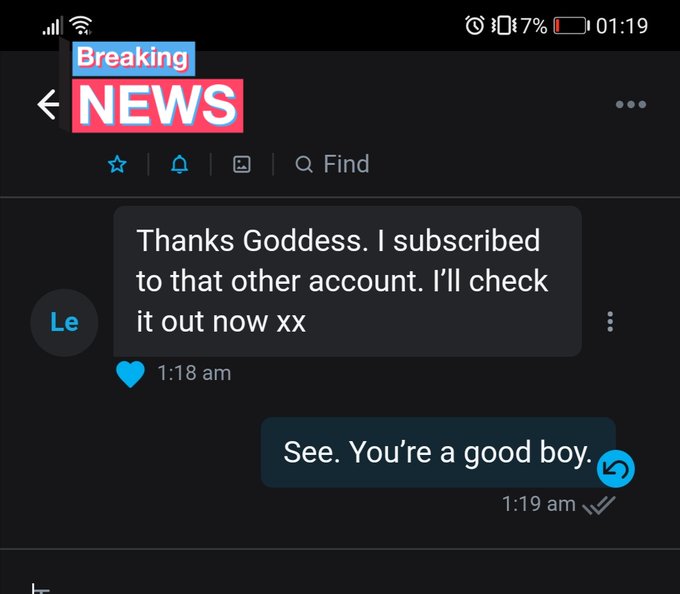 Good boys are rewarded. Idiot boys are ignored.  Don't be an idiot, sub and send now  https://t.co/RyLWG0nc6G  https://t