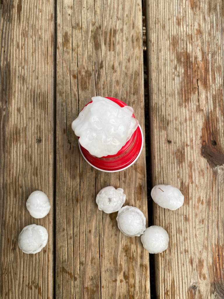 TREMann10's tweet photo. Hey @FOX4 check out these hail sizes we just got south of Venus, TX https://t.co/ciDrdcHOW3