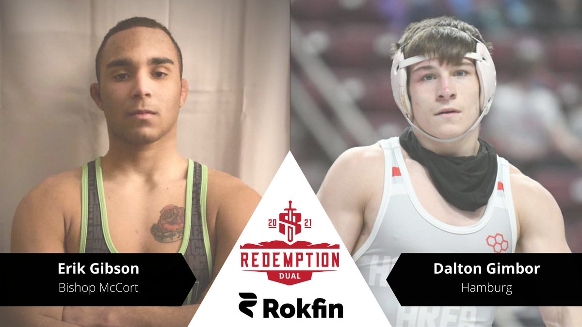 #Redemption Match #6 - 157 Pounds

Erik Gibson of Bishop McCort
vs. 
Dalton Gimbor of Hamburg

#PAPOWER

Saturday, April 10th 4:00PM on @rokfin 
 
Subscribe to Watch: 👉 rokfin.com/stream/4921/Th…