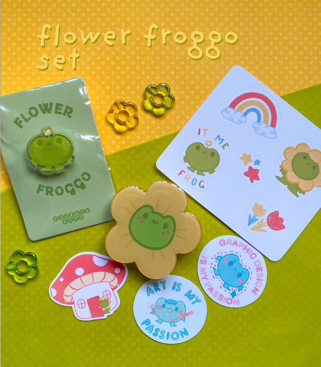 trufflearts's tweet photo. 🌼🐸GIVEAWAY🐱💙
ends in a week! open internationally~
another giveaway on my instagram @/truffle.arts

-follow me
-rt &amp; like
-tag a friend and comment which set you would like! https://t.co/LhIvqRSQWq