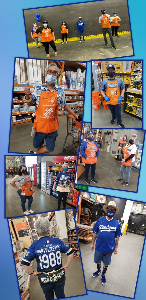 #LetsGoDodgers #downtownLA #wilshire #HomeDepot #1048 repping our #boysinblue #weloveLA