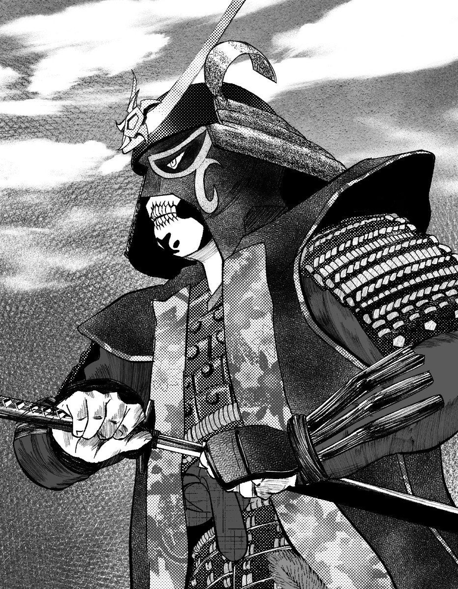 A samurai manga, but starring @PENTAELZEROM. #ZeroMiedo 
