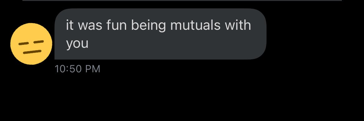 || y’all, don’t do this. Please. 

Attempted guilt tripping me just makes me feel like I made the right choice.