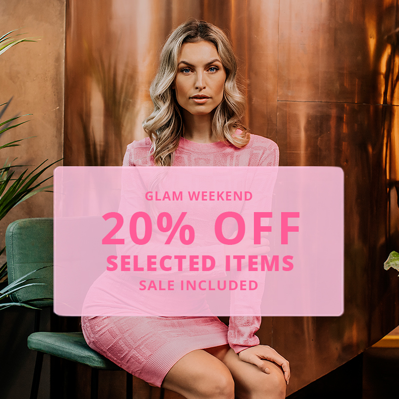 GLAM WEEKEND💕  20% off selected items included SALE
*korting zal verrekend worden in je winkelmandje
#jackyluxury #glamweekend