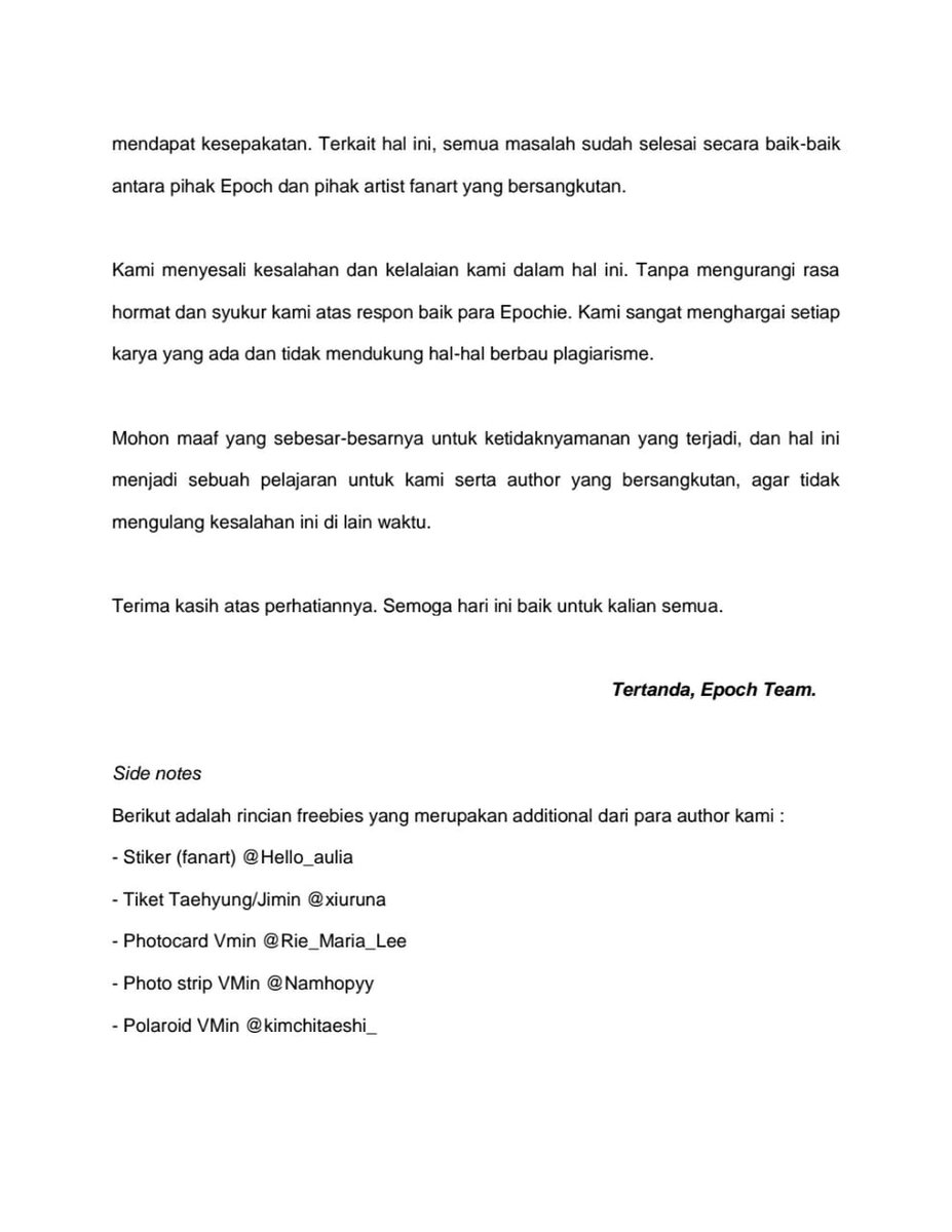 Halo, teman-teman! Kami meminta waktunya untuk membaca ini ya, terima kasih sebelumnya🙏