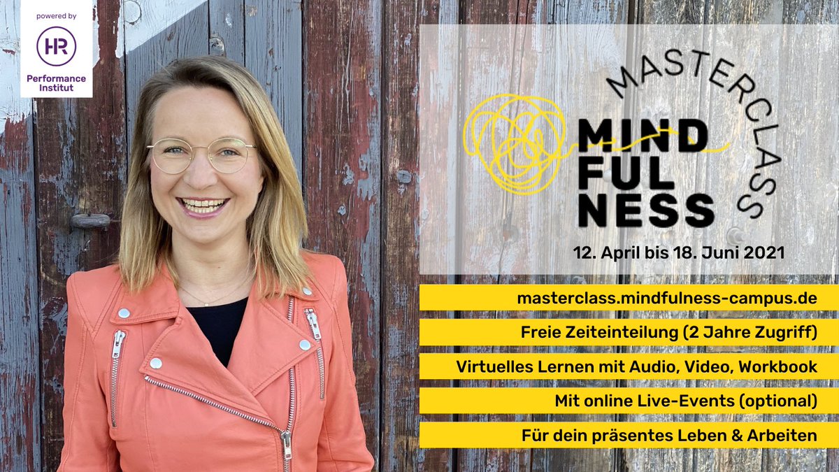 Wenn du im Außen Punk hast ... brauchst du innen drin ne ruhige Baseline ... am 12ten startet unser Mindfulness Masterclass ... melde dich noch bis Sonntag um Mitternacht unter Masterclass.Mindfulness-Campus.de an #Mindfulness #Mindfulness