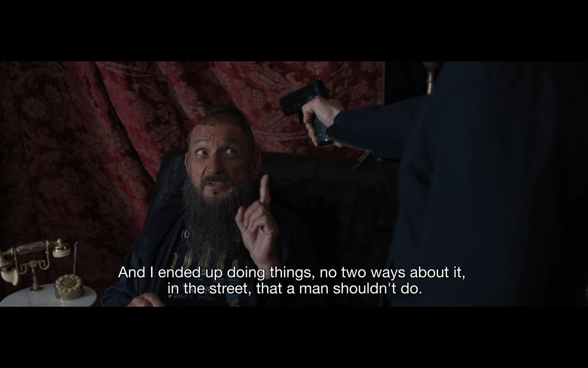 There's a weird offhand common from Trevor Slattery that reads as homophobic. This is the second homophobic quip in the Iron Man 3 movie. The "joke" seems to be that due to his drug addiction he had to resort to prostitution on the street.