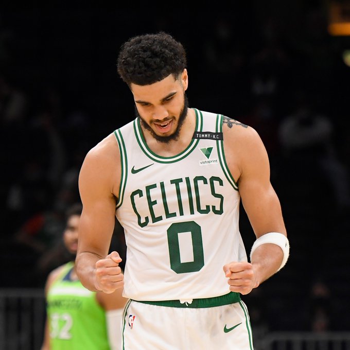 Jayson Tatum becomes the first Celtics player to score 53+ points since Larry Bird