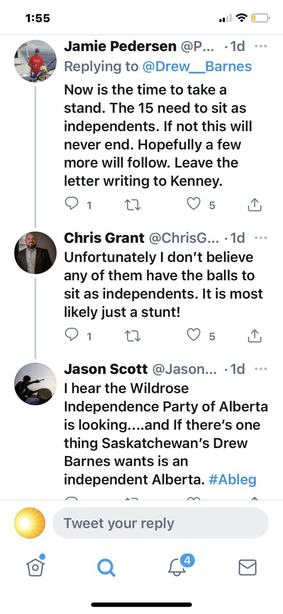 Support from crazies like Hillier in Ontario. Proof that evangelicals would put everyone at risk to prove god protects them (he doesn’t by the way).The divide in UCP is between ultra radical extremists and regular radical extremists.