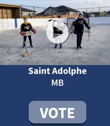 melanielmaher's tweet image. Come on Manitoba! Keep the votes coming in for the community of St. Adolph! Voting ends Saturday April 10 at 4:00 pm CT. VOTE, VOTE, VOTE!  Vote: krafthockeyville.ca/#/landing #KraftHockeyville @adolphe_st