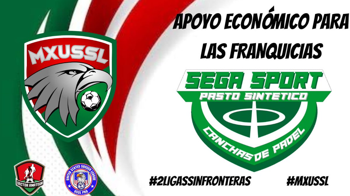 La empresa de pasto sintético para canchas deportivas, Sega Sport que es patrocinador de la MXUSSL.

Decidió apoyar con una parte de los gastos de inscripción de los clubes afiliados a la MXUSSL.

#MXUSSL #SegaSport #USSL #FMF #SectorAmateur